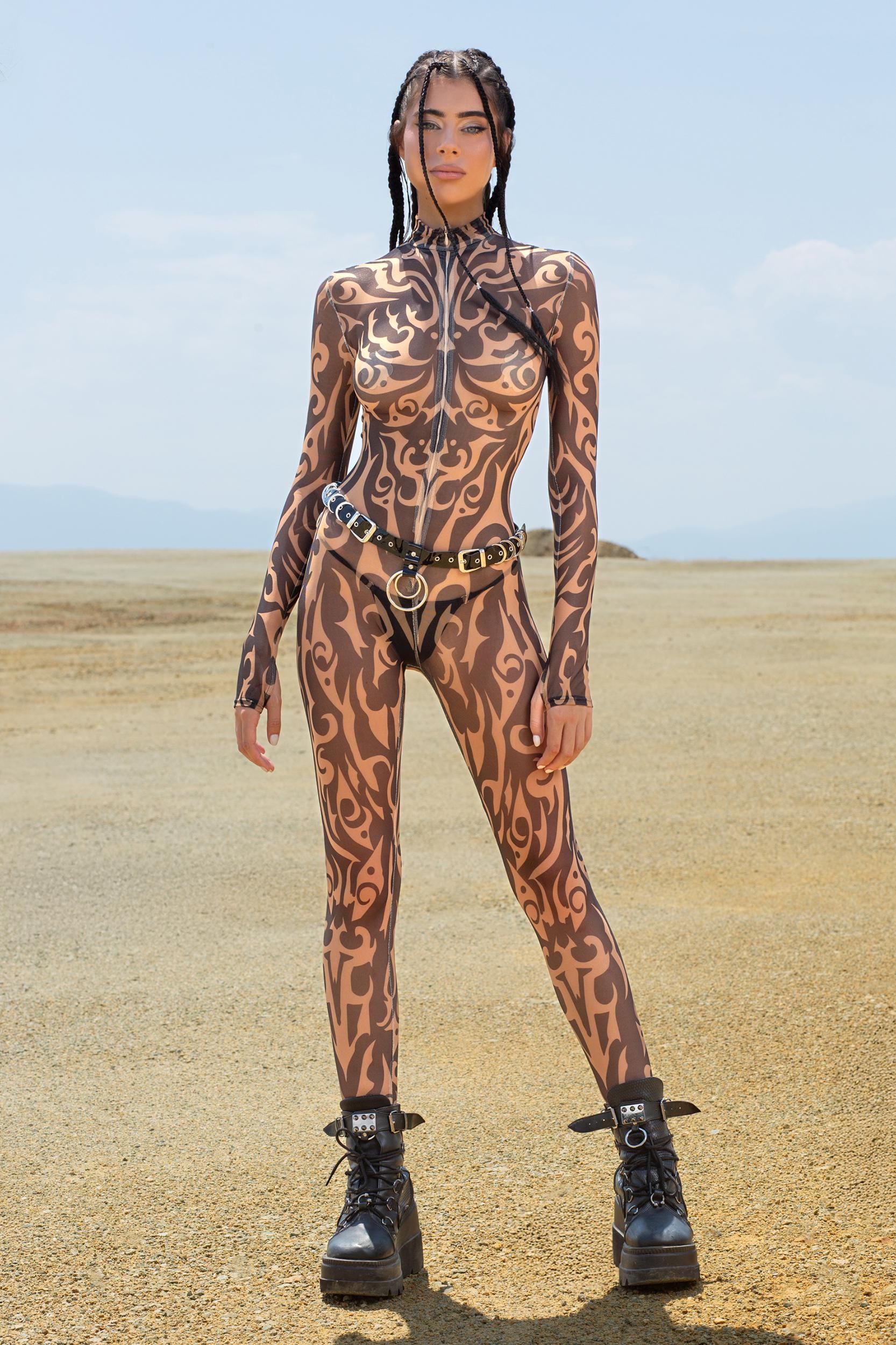 BADINKA Ritual Mesh Costume Rave