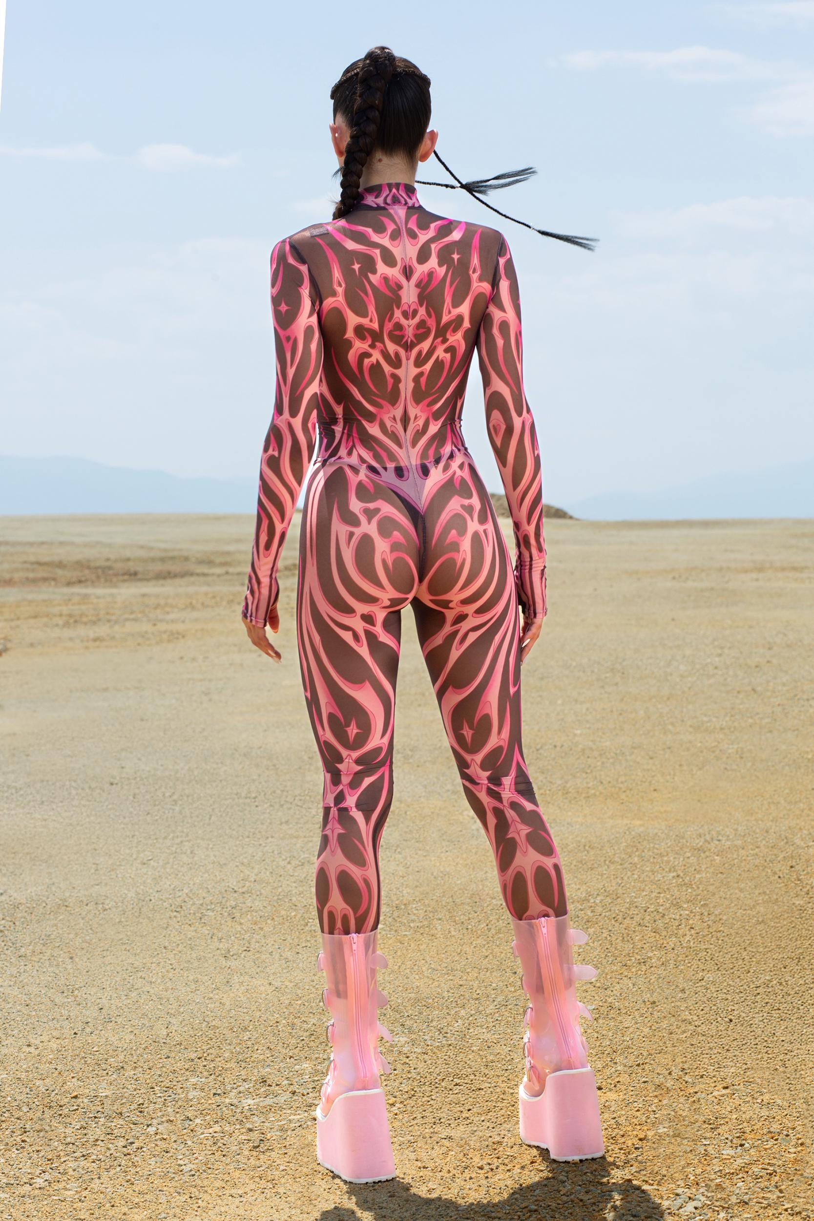 BADINKA Rosy Ashes Mesh Costume Mesh