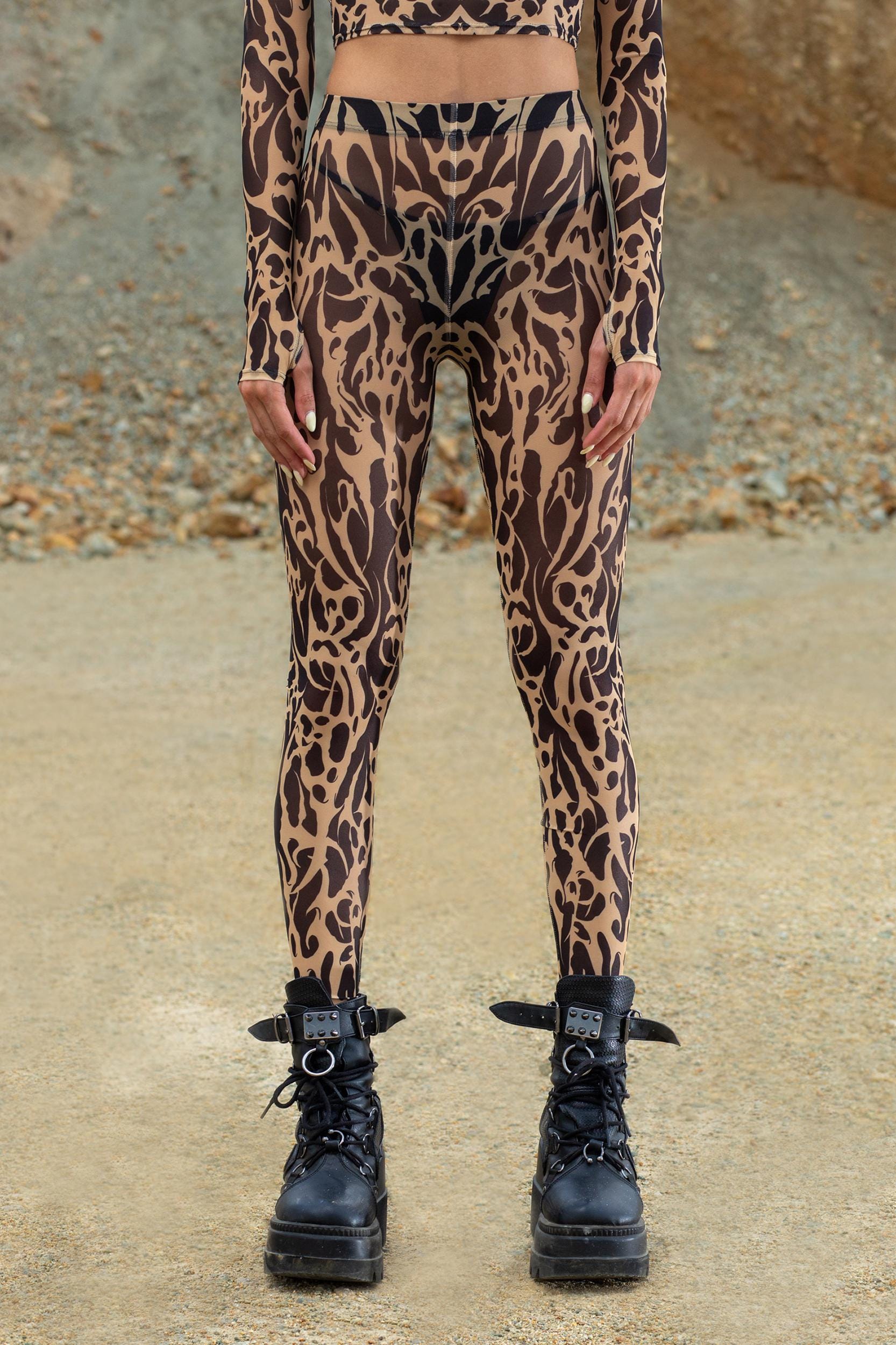 BADINKA Wildskin Mesh Leggings