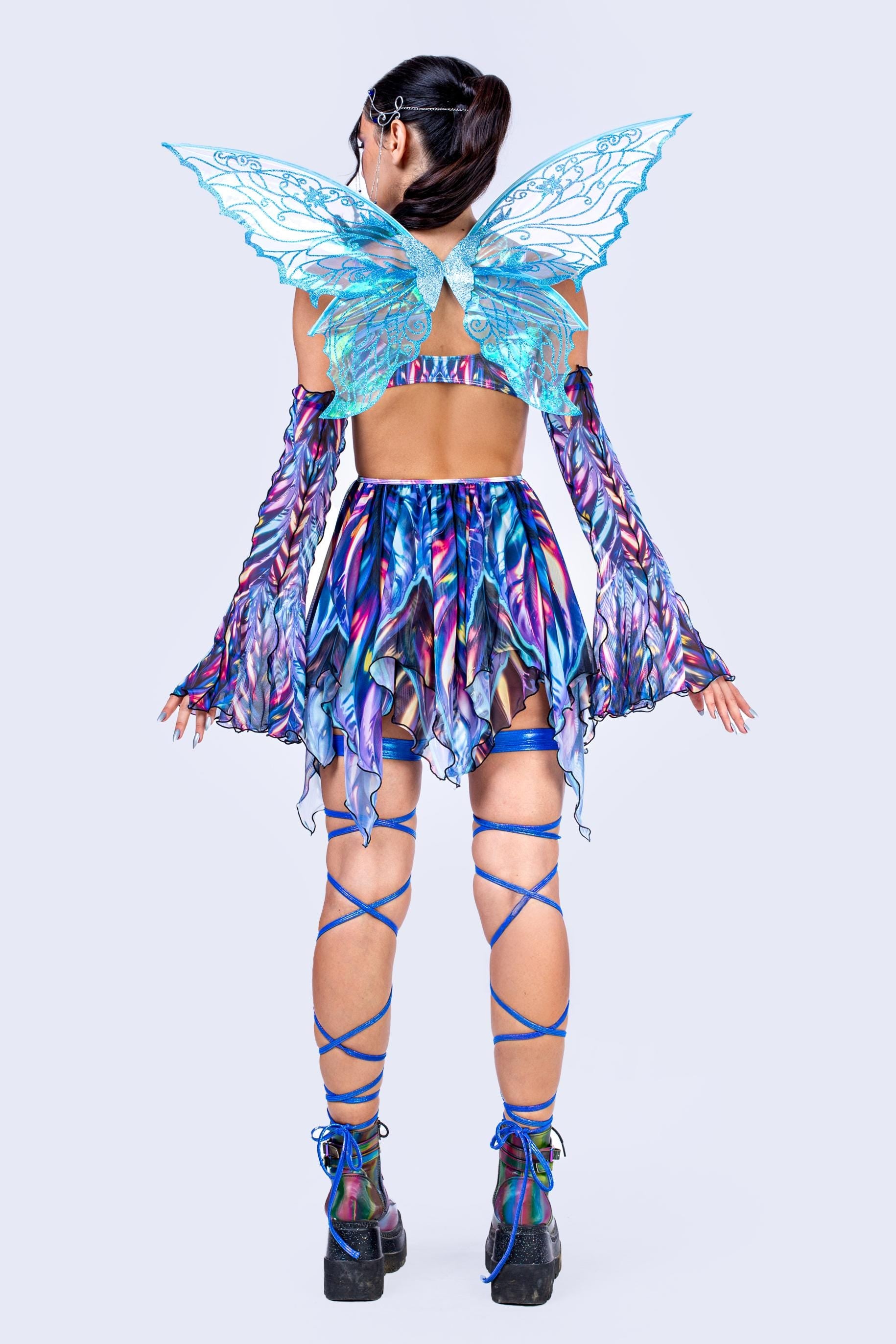 BADINKA Soft Landing Asymmetrical Dress Mesh