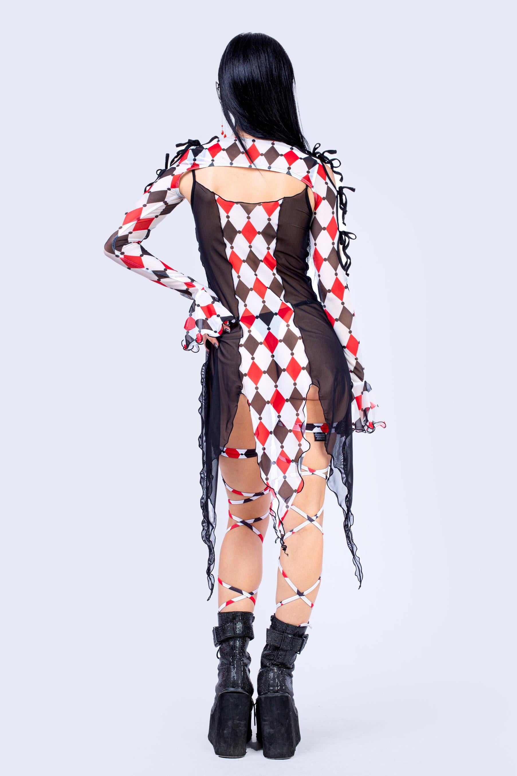 BADINKA High Jinx 2-Piece Ribbon Dress Mesh