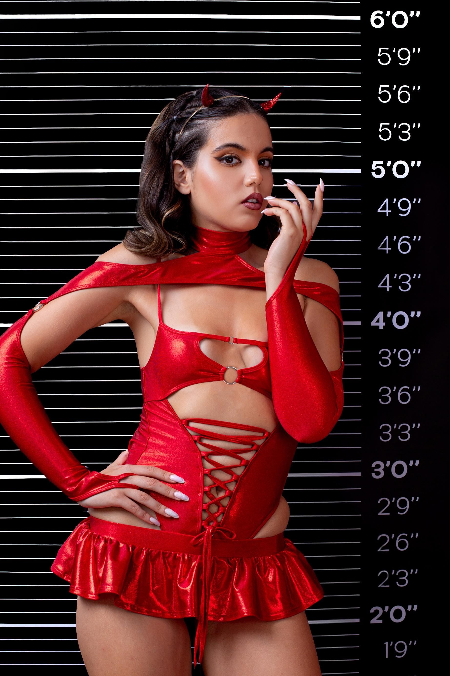 BADINKA Fireplay Lacy Bodysuit and Cutout Shrug 8