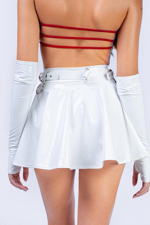 Vital RX Vinyl Mini Skirt