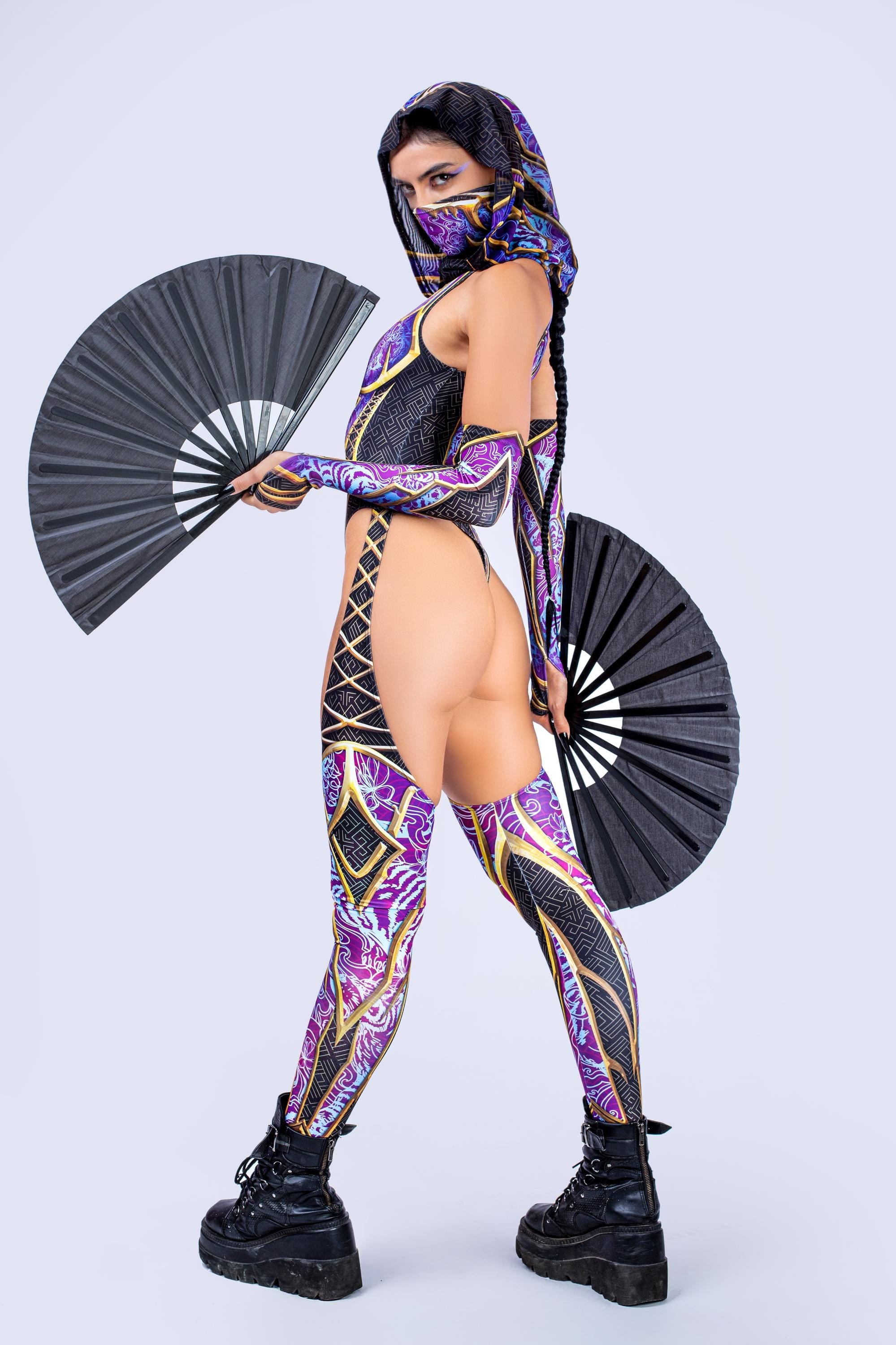 BADINKA Pretty Vicious Cut-Out Catsuit Spandex