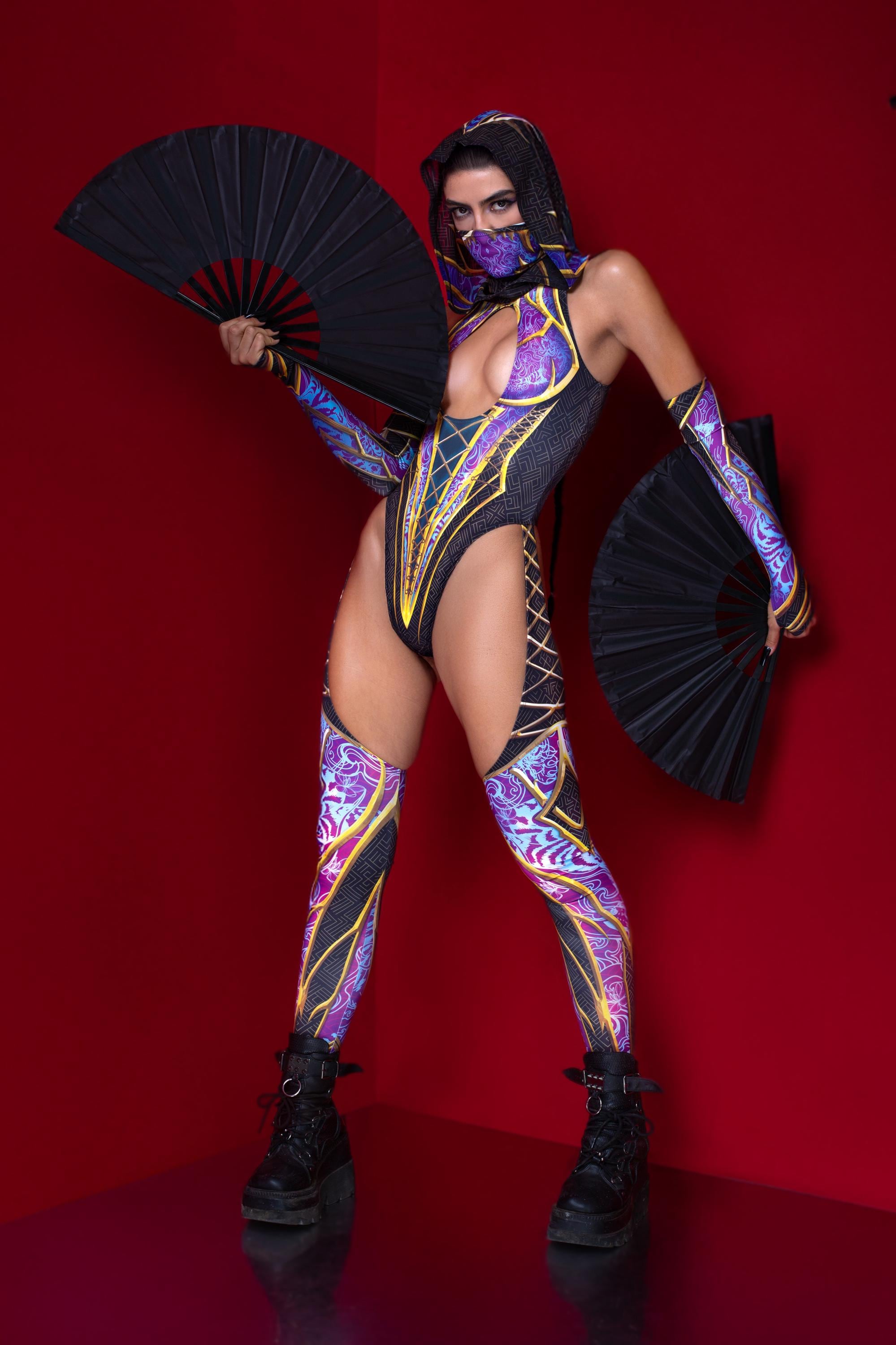 BADINKA Pretty Vicious Cut-Out Catsuit Chaps, keyhole