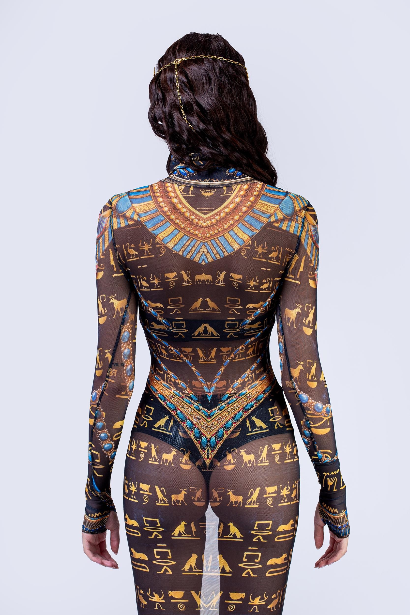 BADINKA Cursed To Rule Mermaid High Neck Dress Black