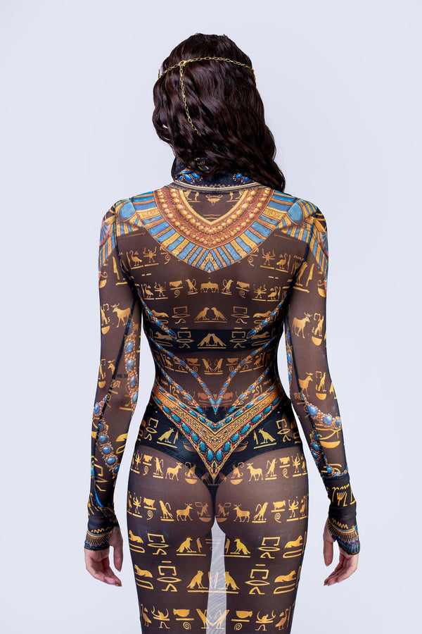 Cursed To Rule Mermaid High Neck Dress