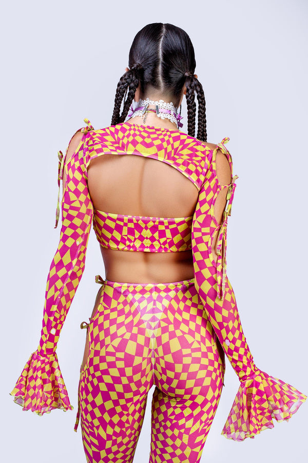 Curtain Call 2-Piece Ribbon Clown Top