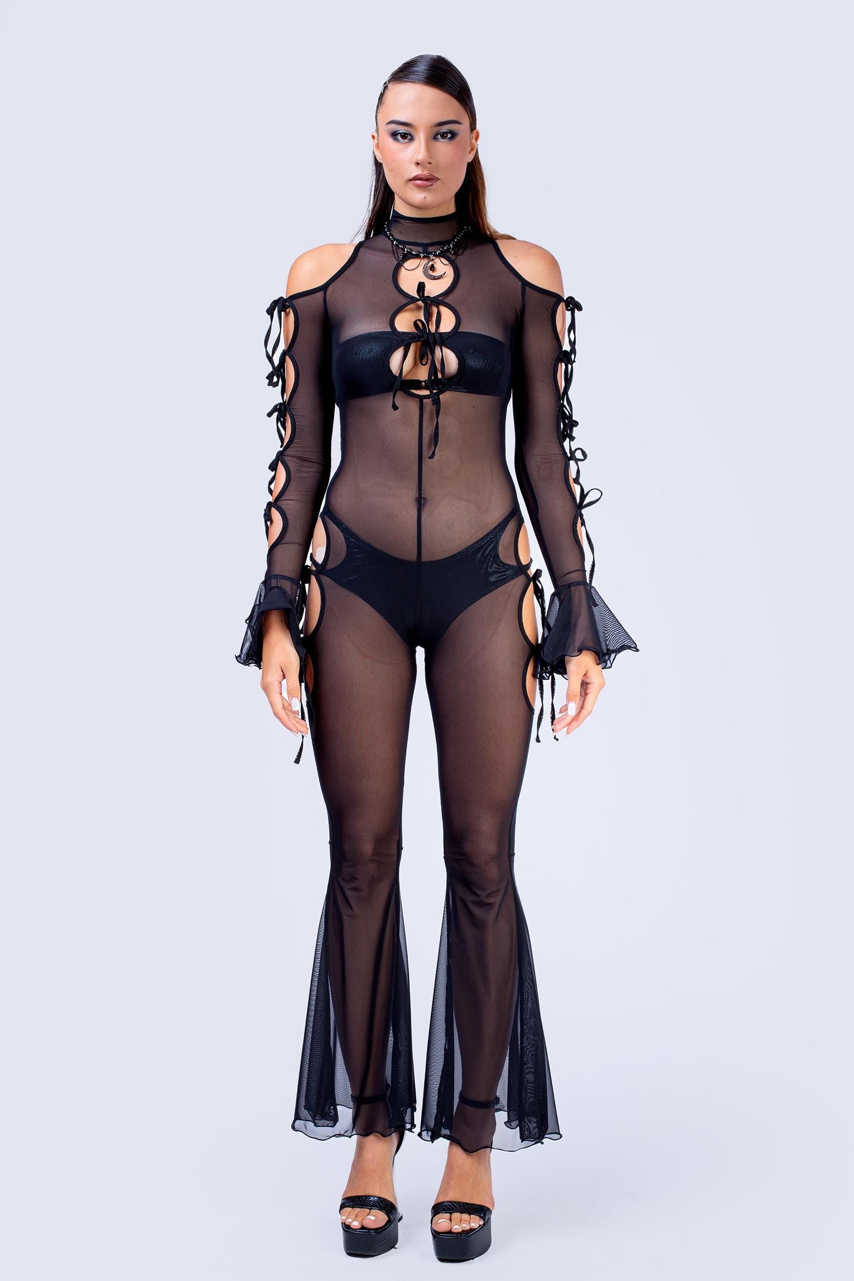 BADINKA Witch Hunt Ribbon Jumpsuit Rave