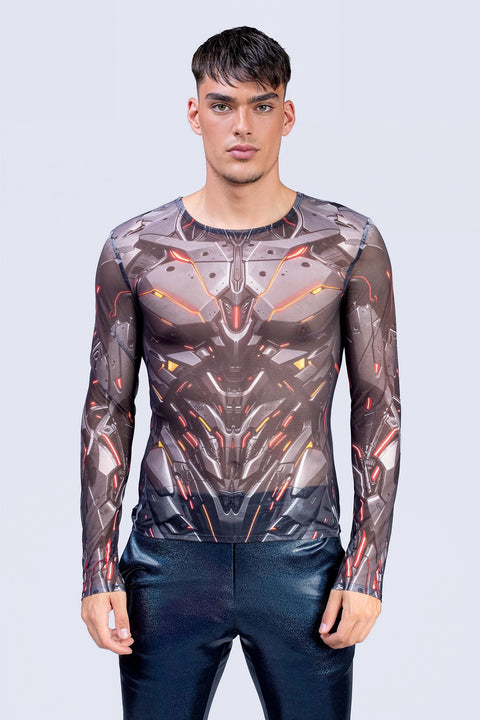 Override Male Mesh Top