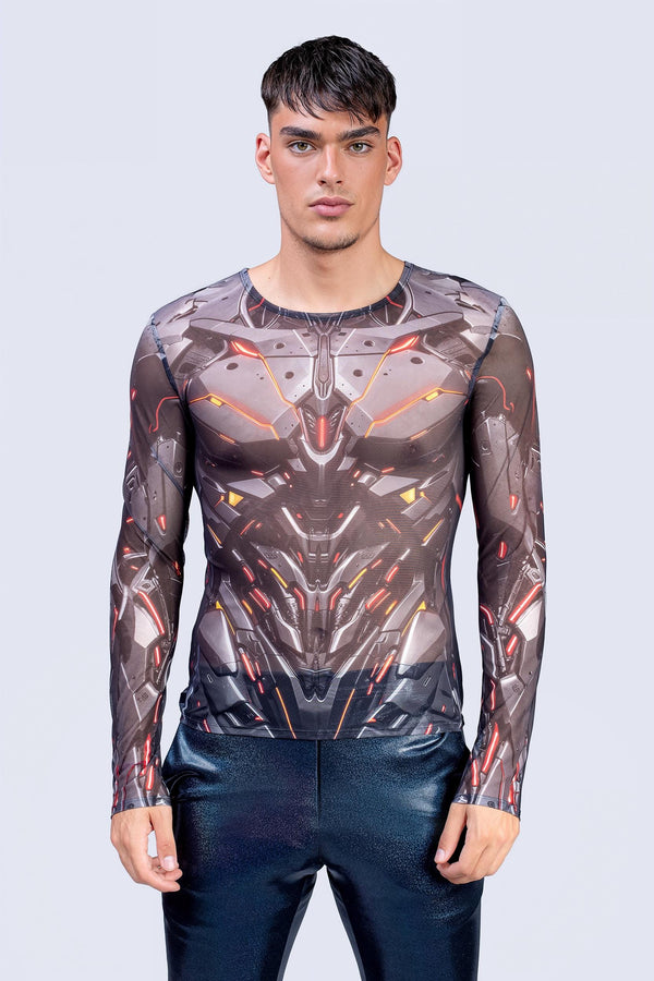 Override Male Mesh Top