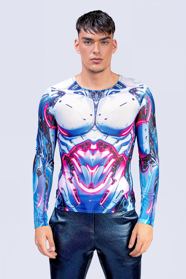 Ghost In The Shell Male Mesh Top