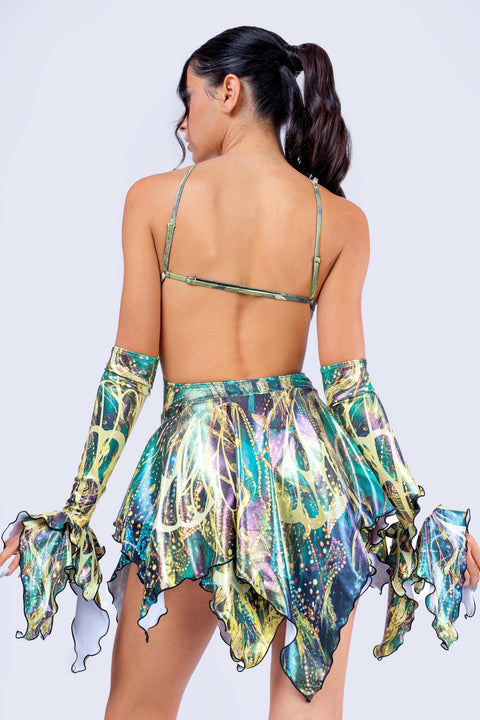 Wing It Supercut Dress