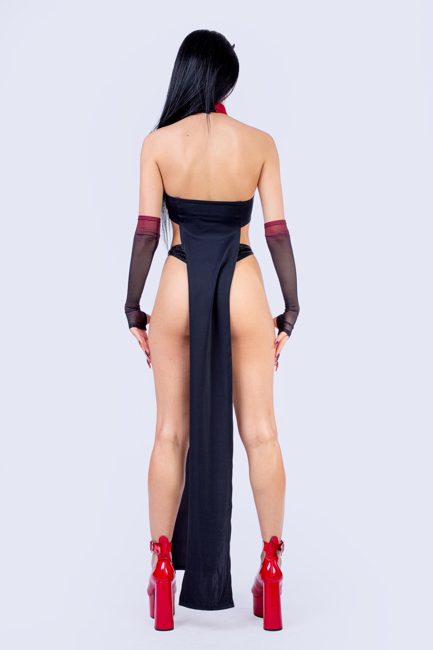 BADINKA Eternal Flame Tunic Mesh, spandex