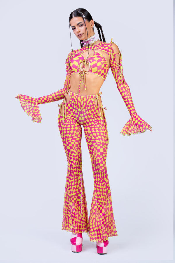 Curtain Call 2-Piece Ribbon Clown Top