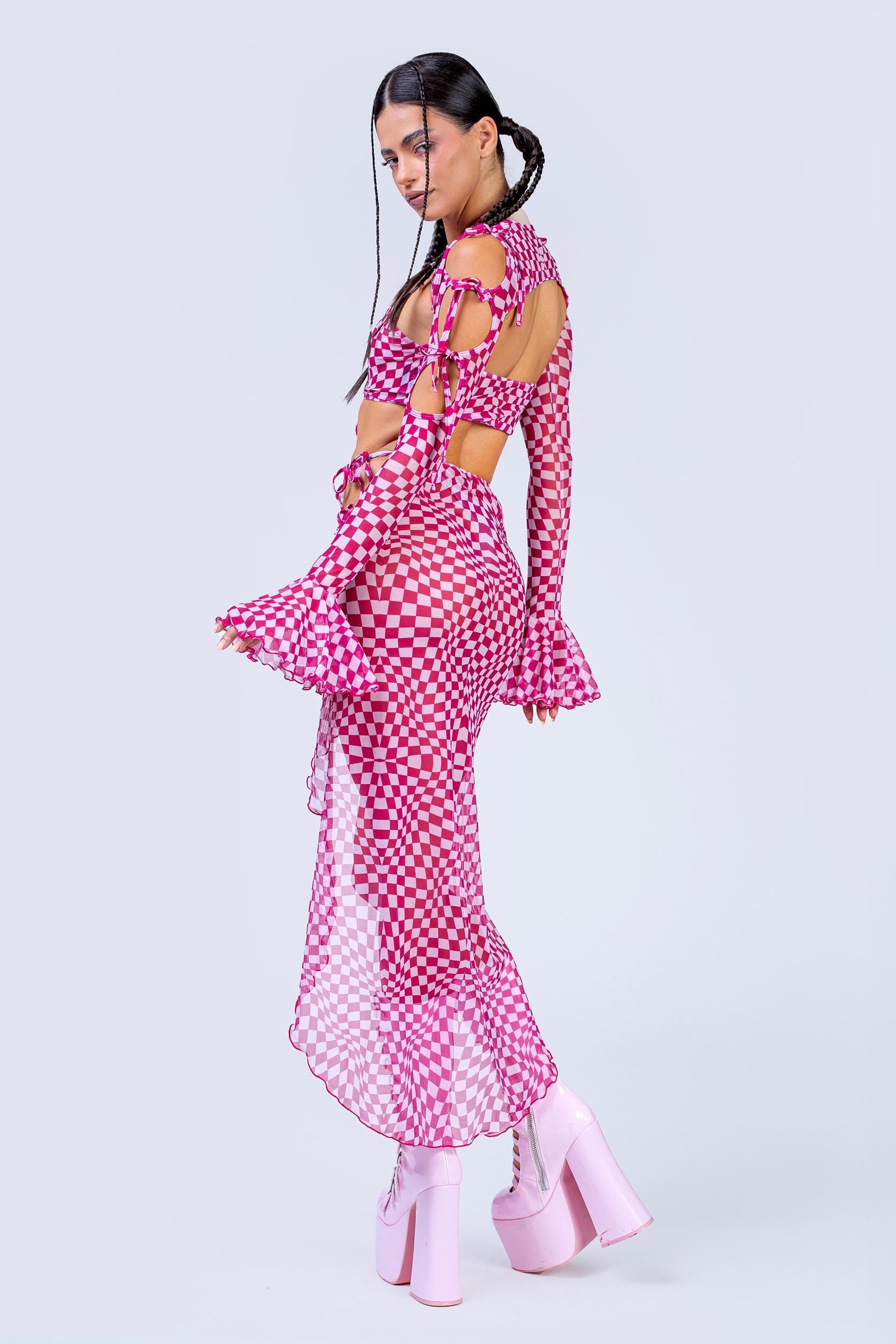 BADINKA Put On A Show Ribbon Clown Set Pink