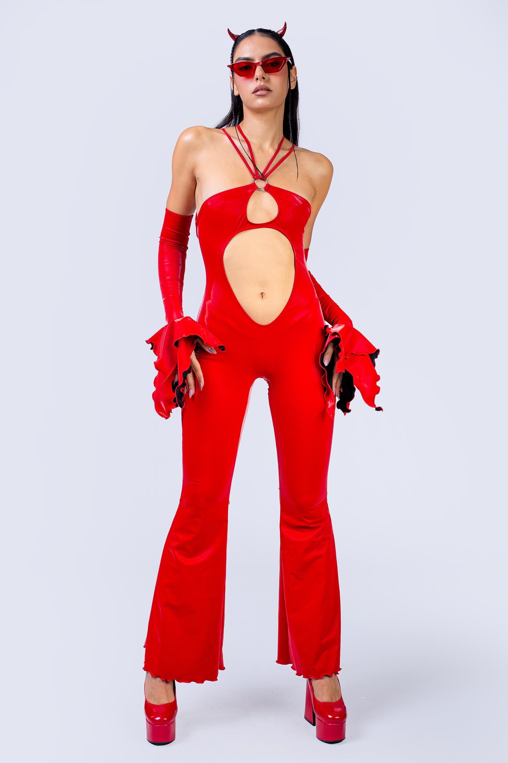 BADINKA Game On Open Front Romper Halloween