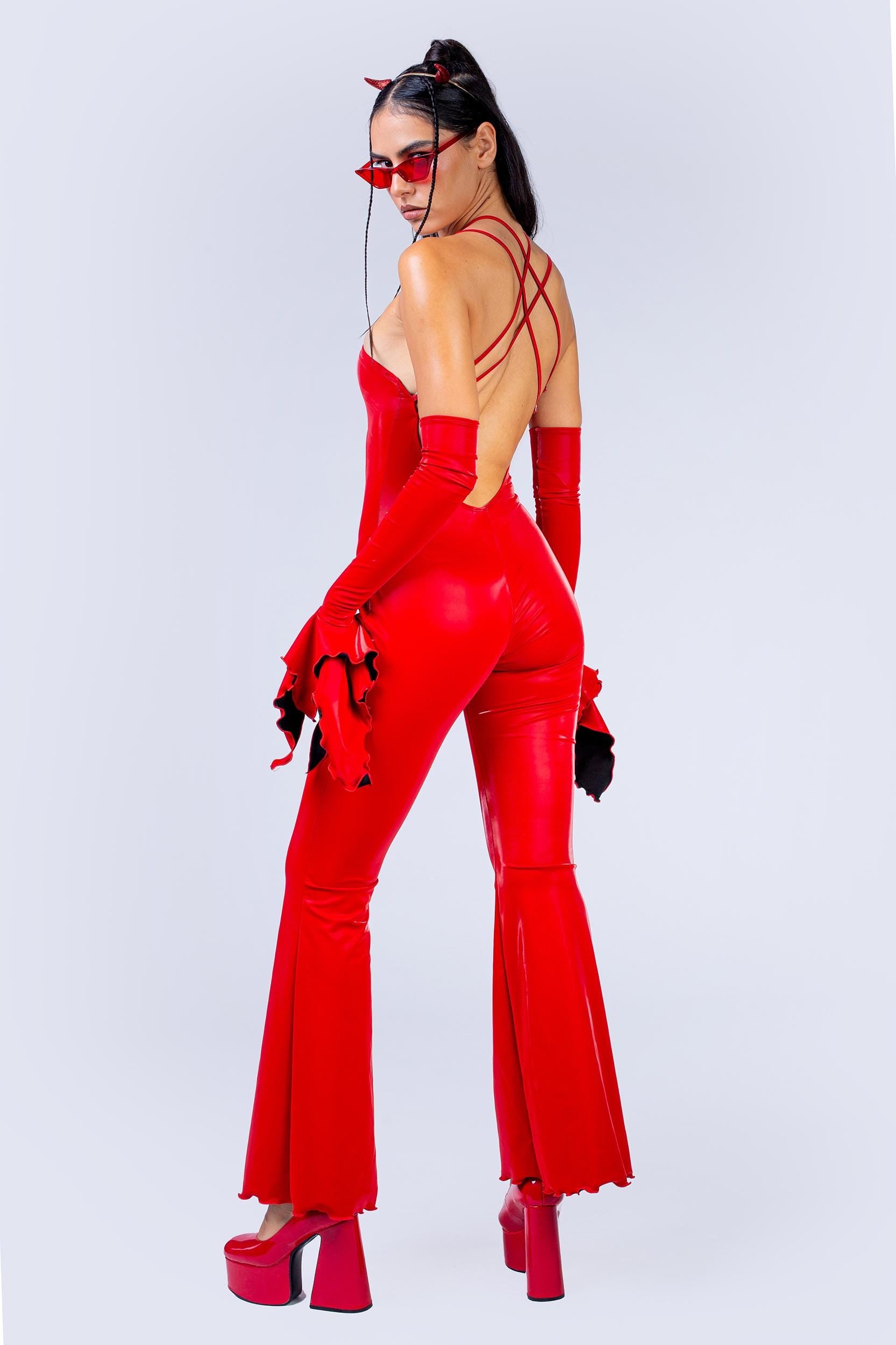 BADINKA Game On Open Front Romper Spandex