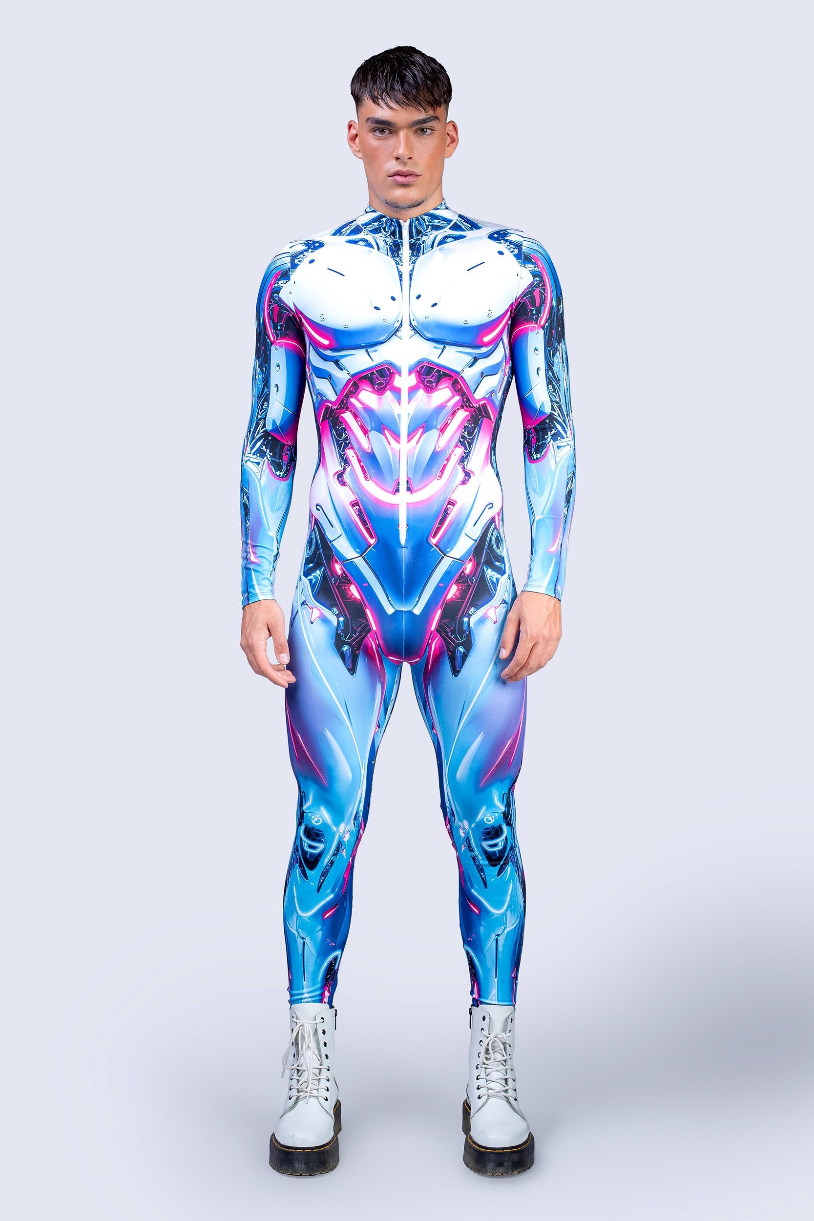 BADINKA Ghost In The Shell Male Costume Halloween, rave