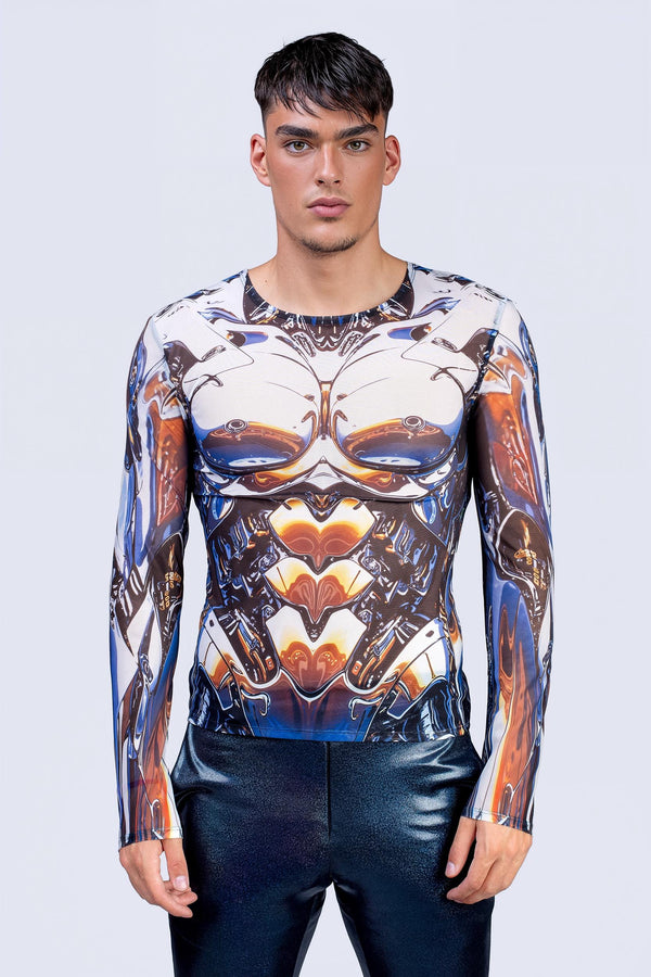 Awakened Male Mesh Top