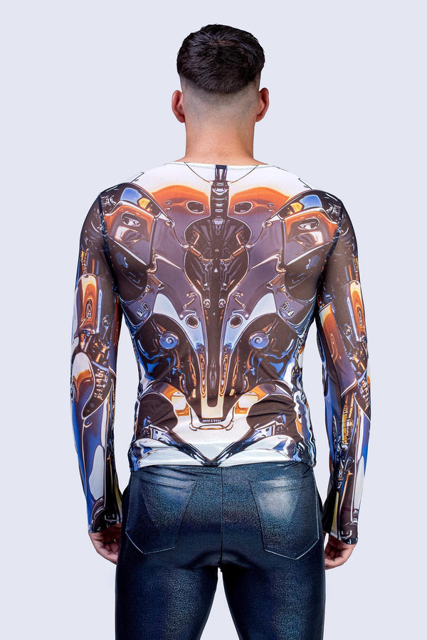 Awakened Male Mesh Top