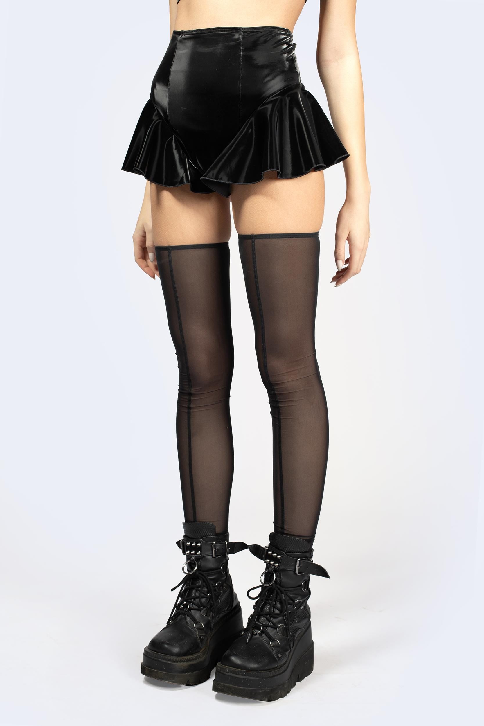 BADINKA Late Rehearsal Frilly Shorts Spandex