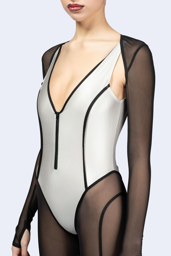 Slow Burn Plunging Catsuit