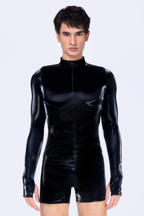 Starved For Glamour Biker Romper