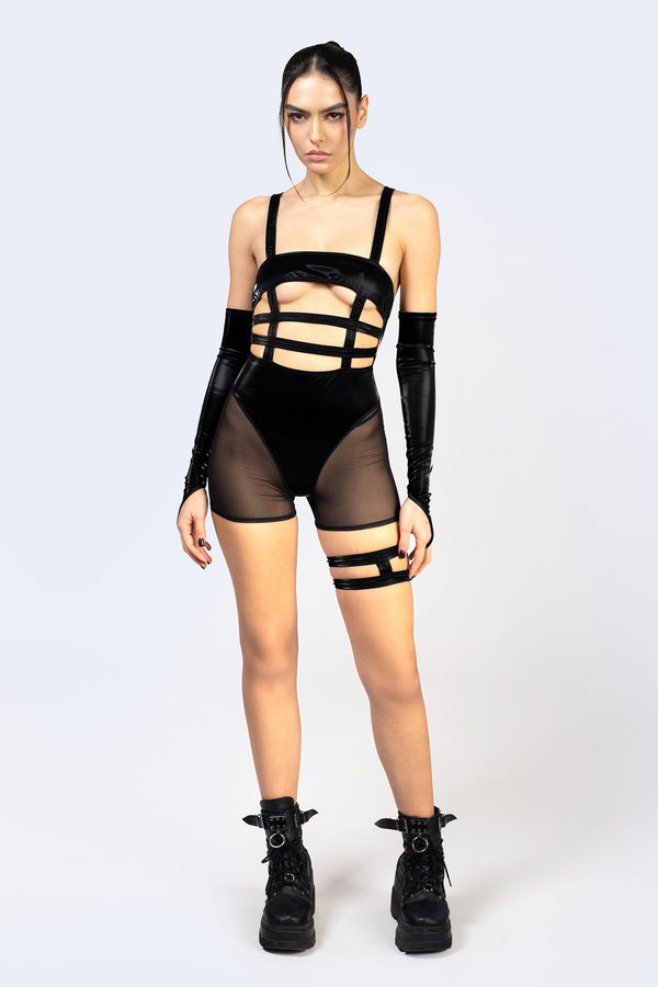 Come Undone Strappy Romper