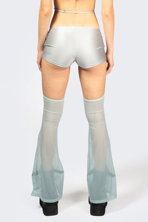 Entwined In Grey Shorts With Chaps