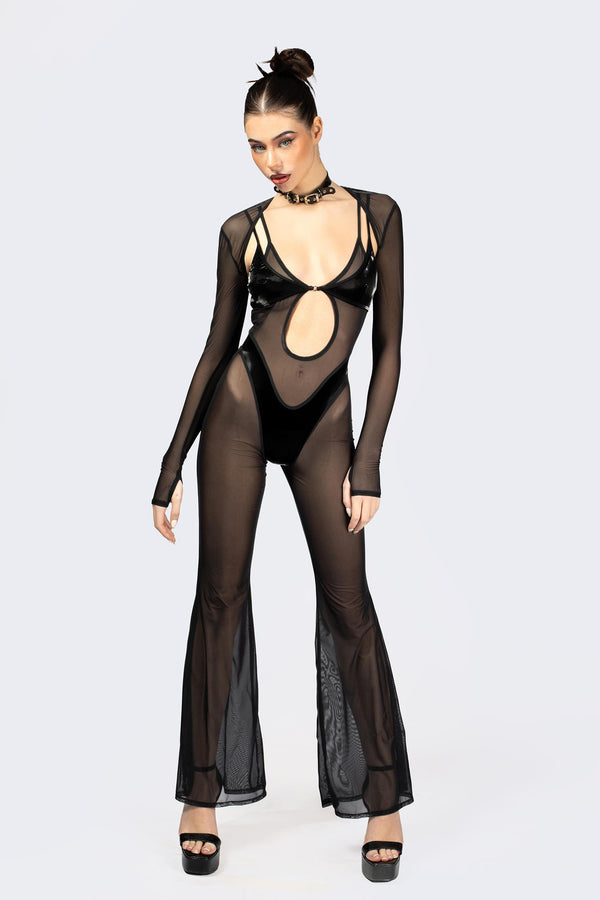 Hard Barre Double Layered Catsuit