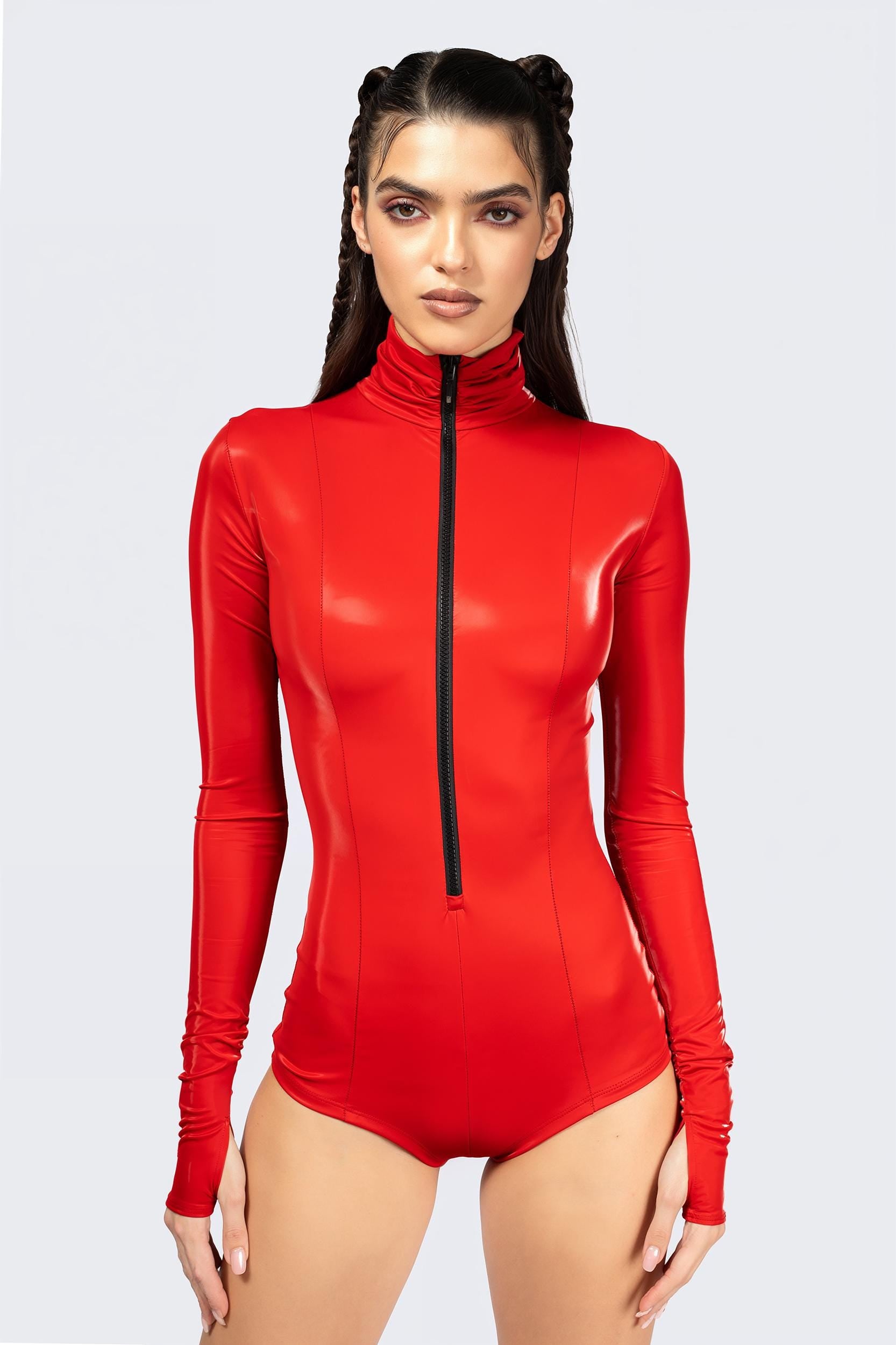 BADINKA Turn Up The Heat Ruched Romper