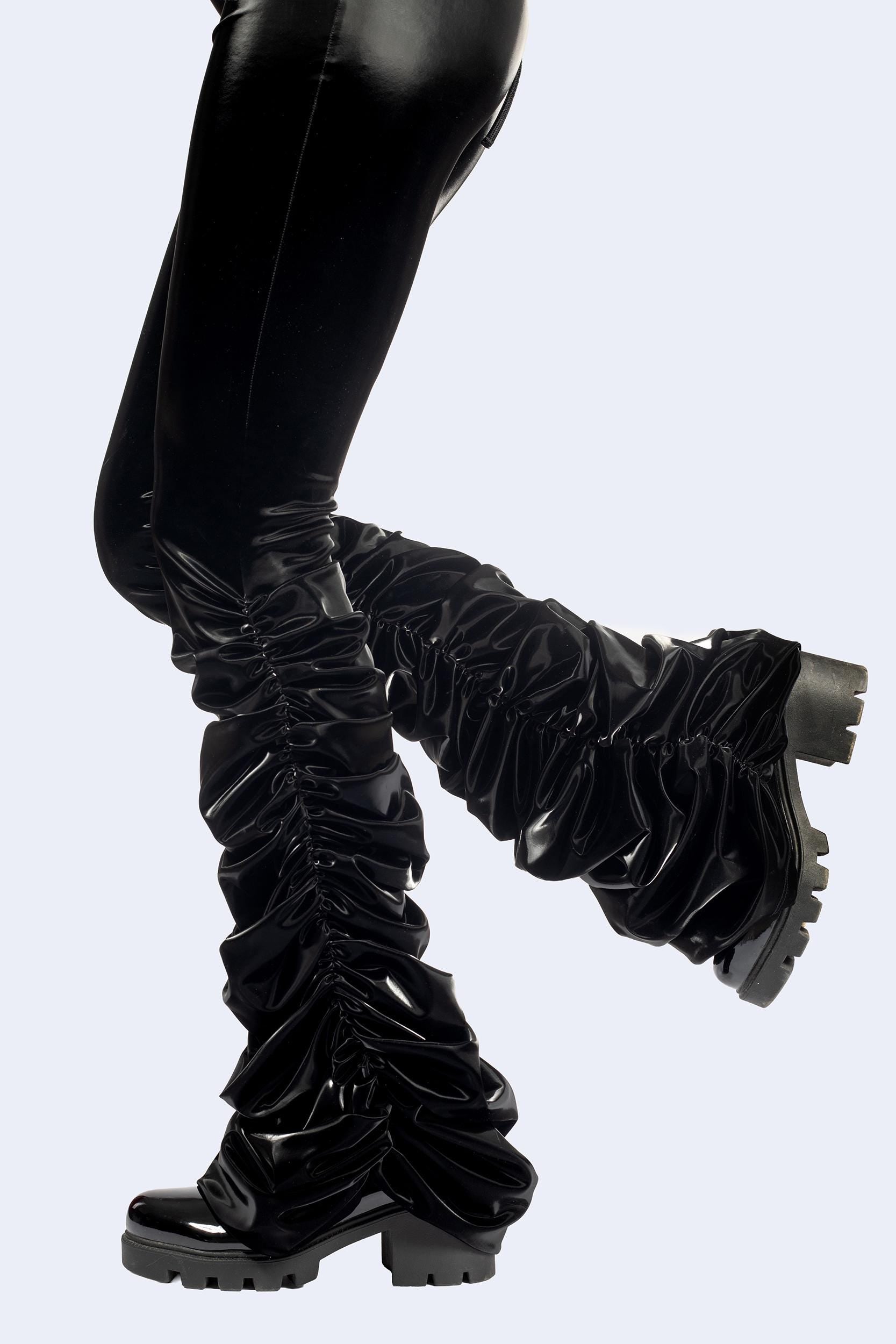 BADINKA Starved For Glamour Ruched Catsuit Tech