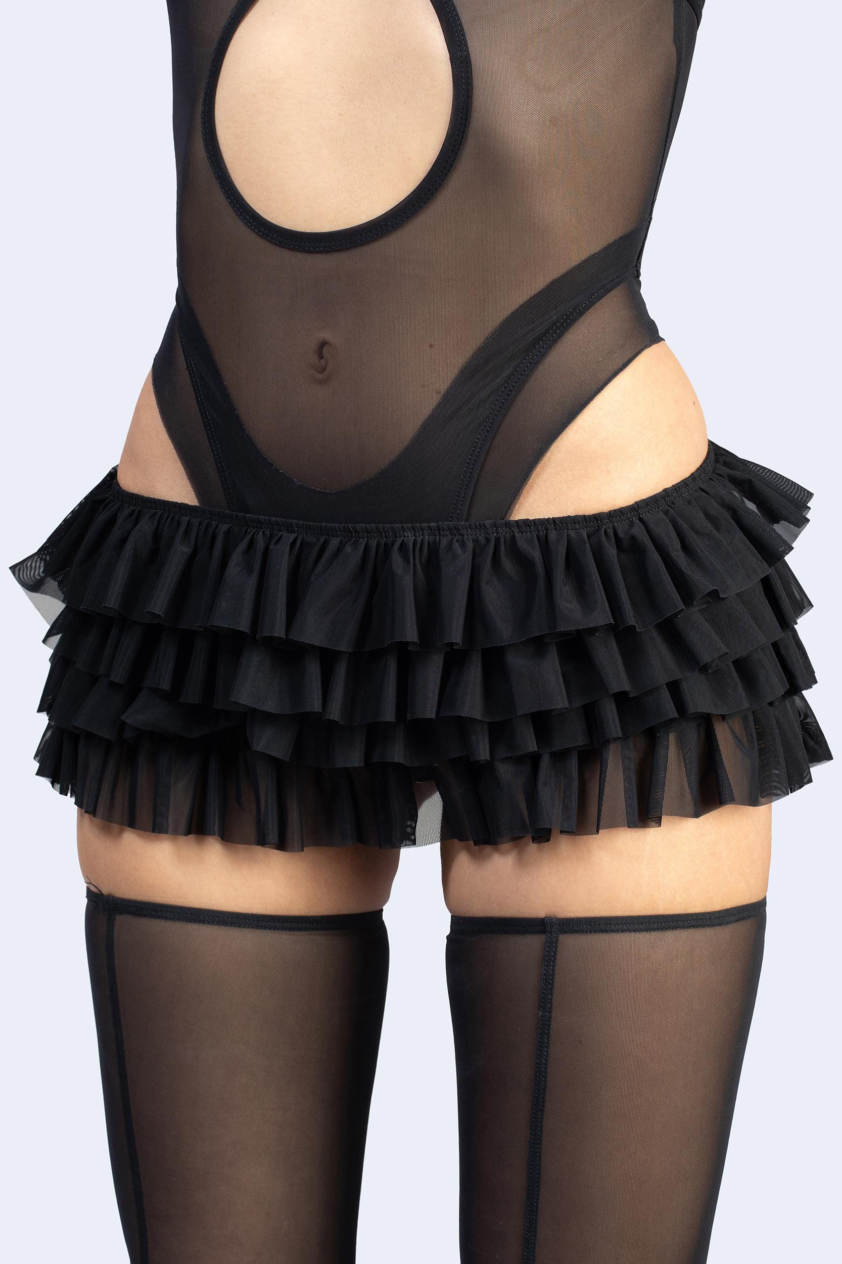 BADINKA Women Studio Burn Bodysuit And Skirt Set