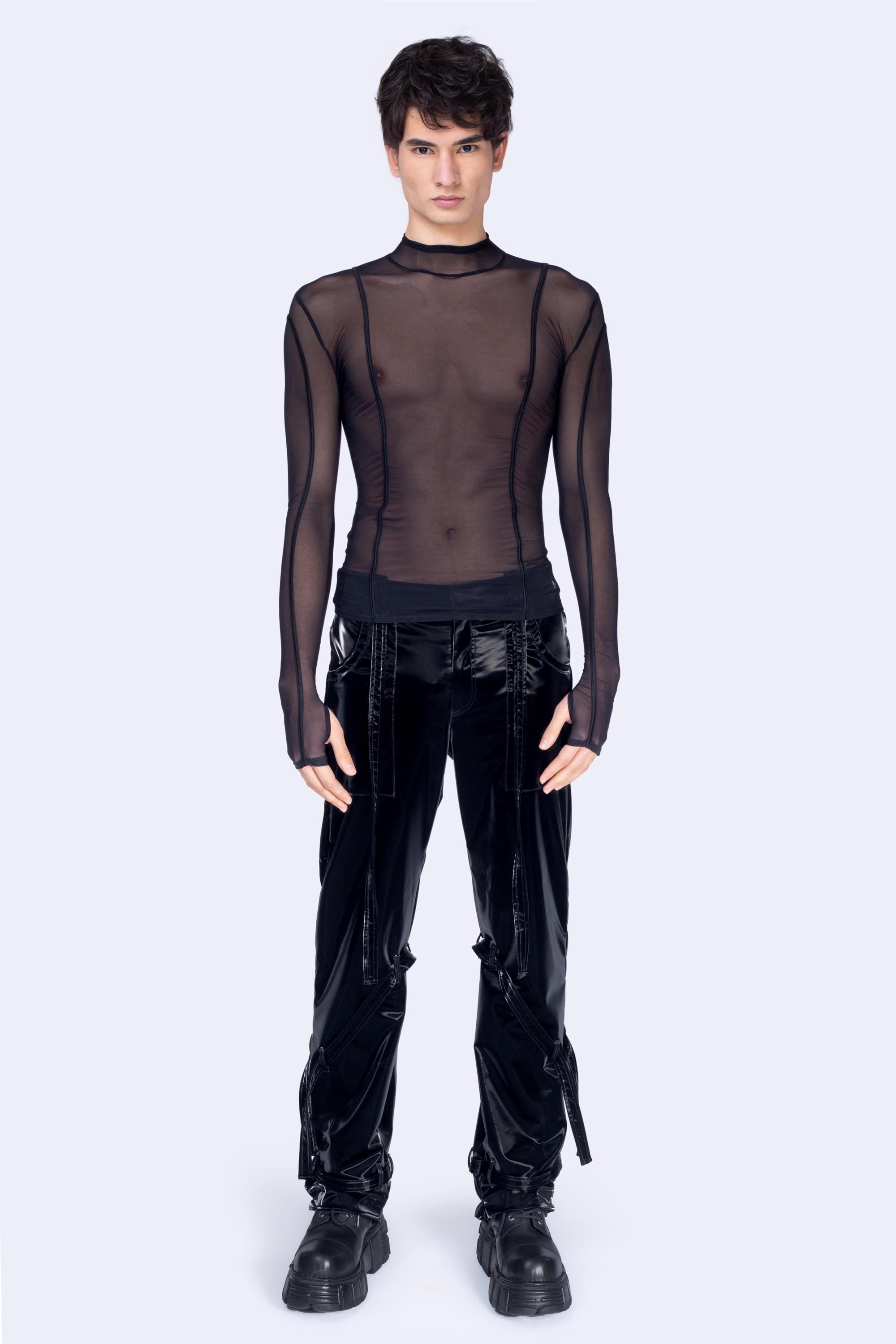 BADINKA After Dark Male Paneled Top Rave