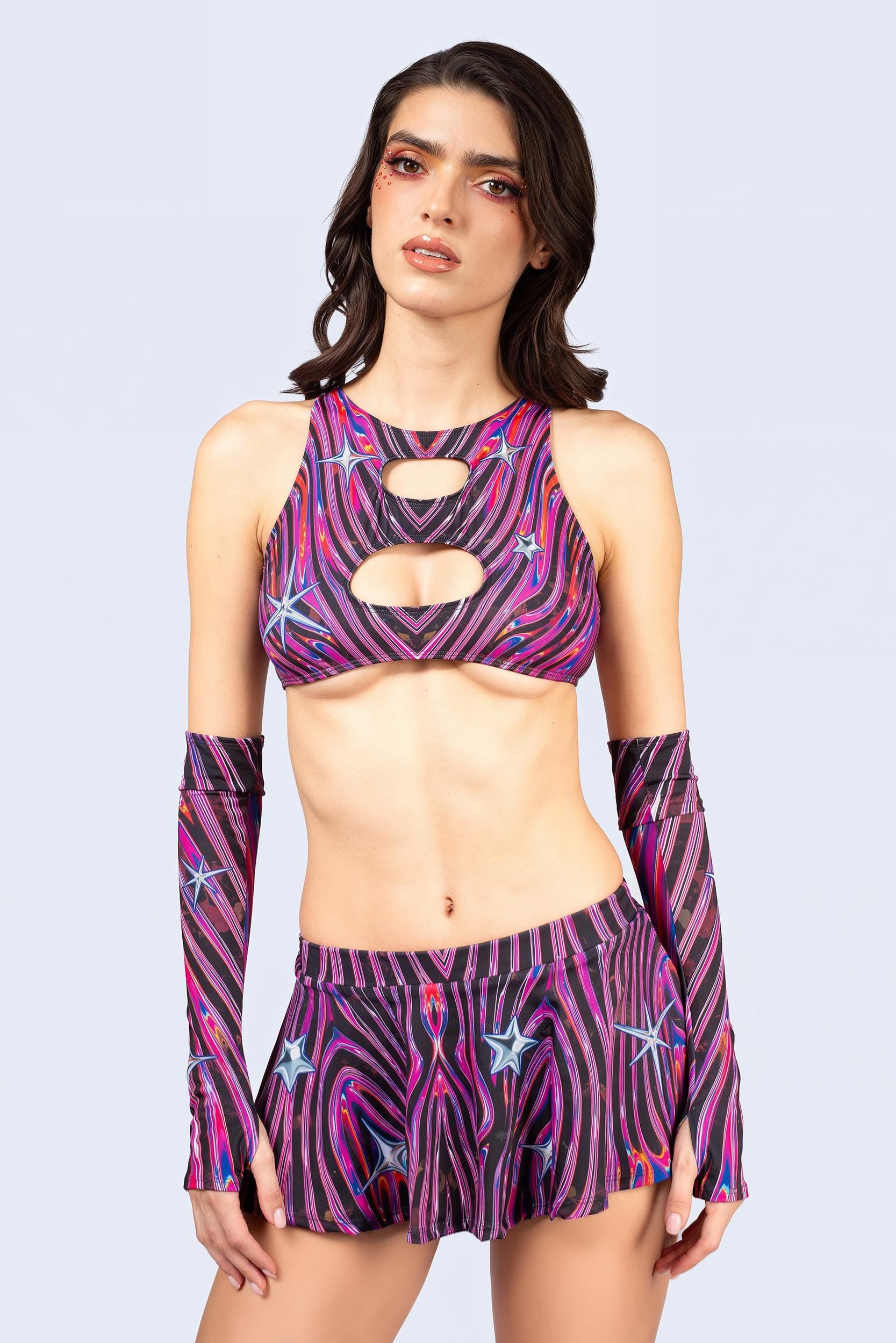 BADINKA Powerhouse Double Keyhole Set Spandex