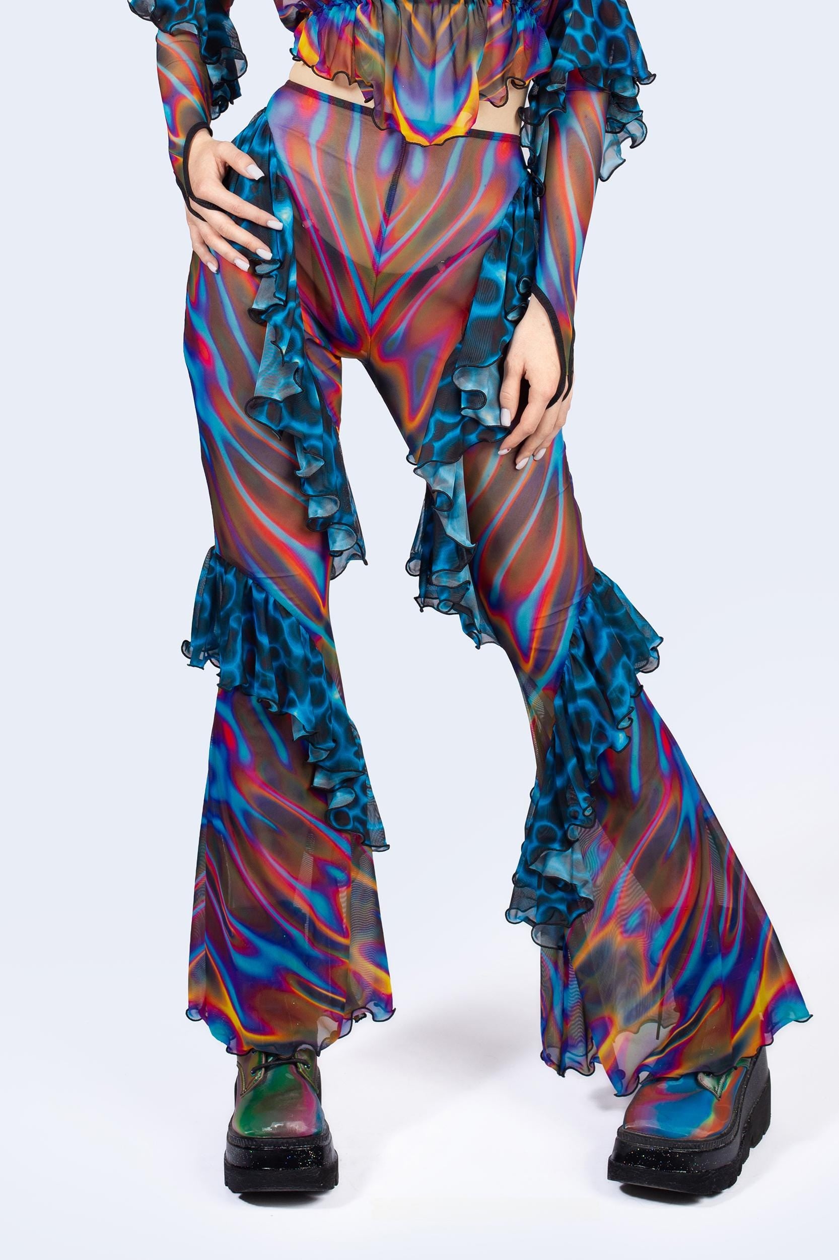 BADINKA Storm Wave Halter Ruffled Set 6