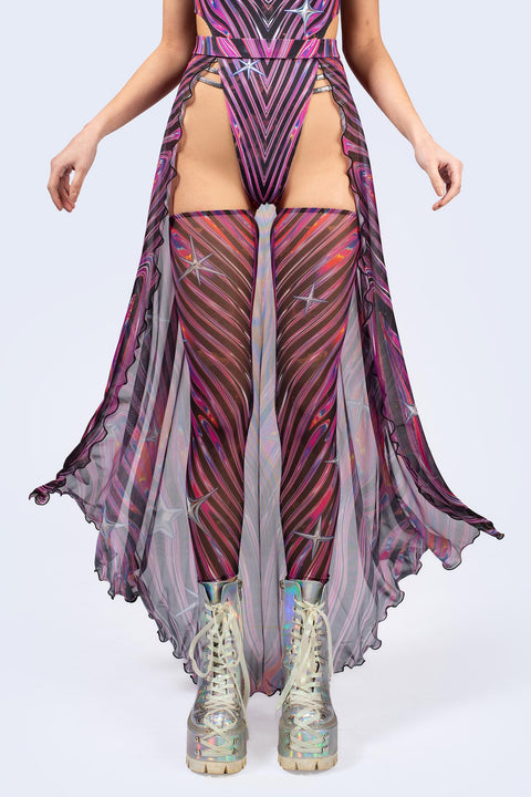 Powerhouse Open Front Skirt Set