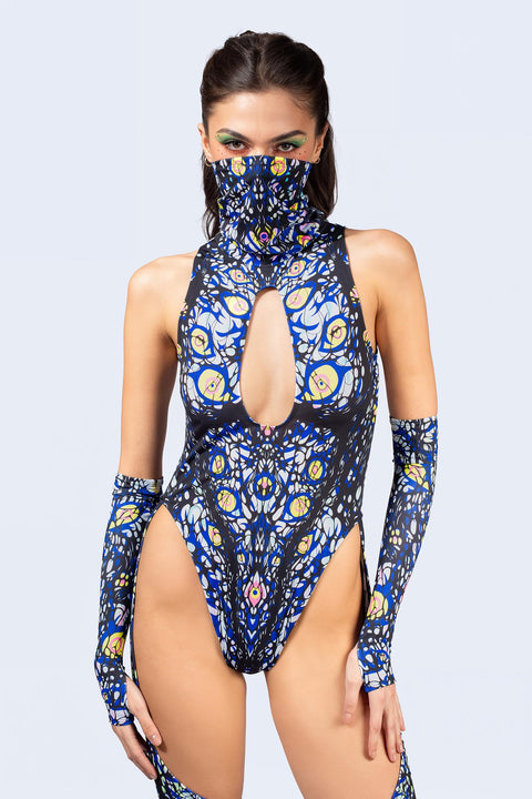 Sassy Stare Cut-Out Catsuit