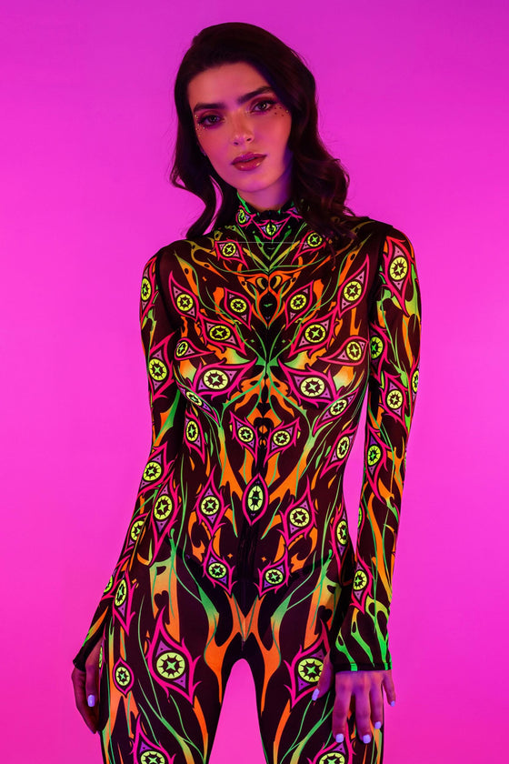 Burning On Mesh Costume