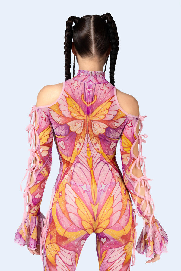 Flirt Alert Ribbon Jumpsuit