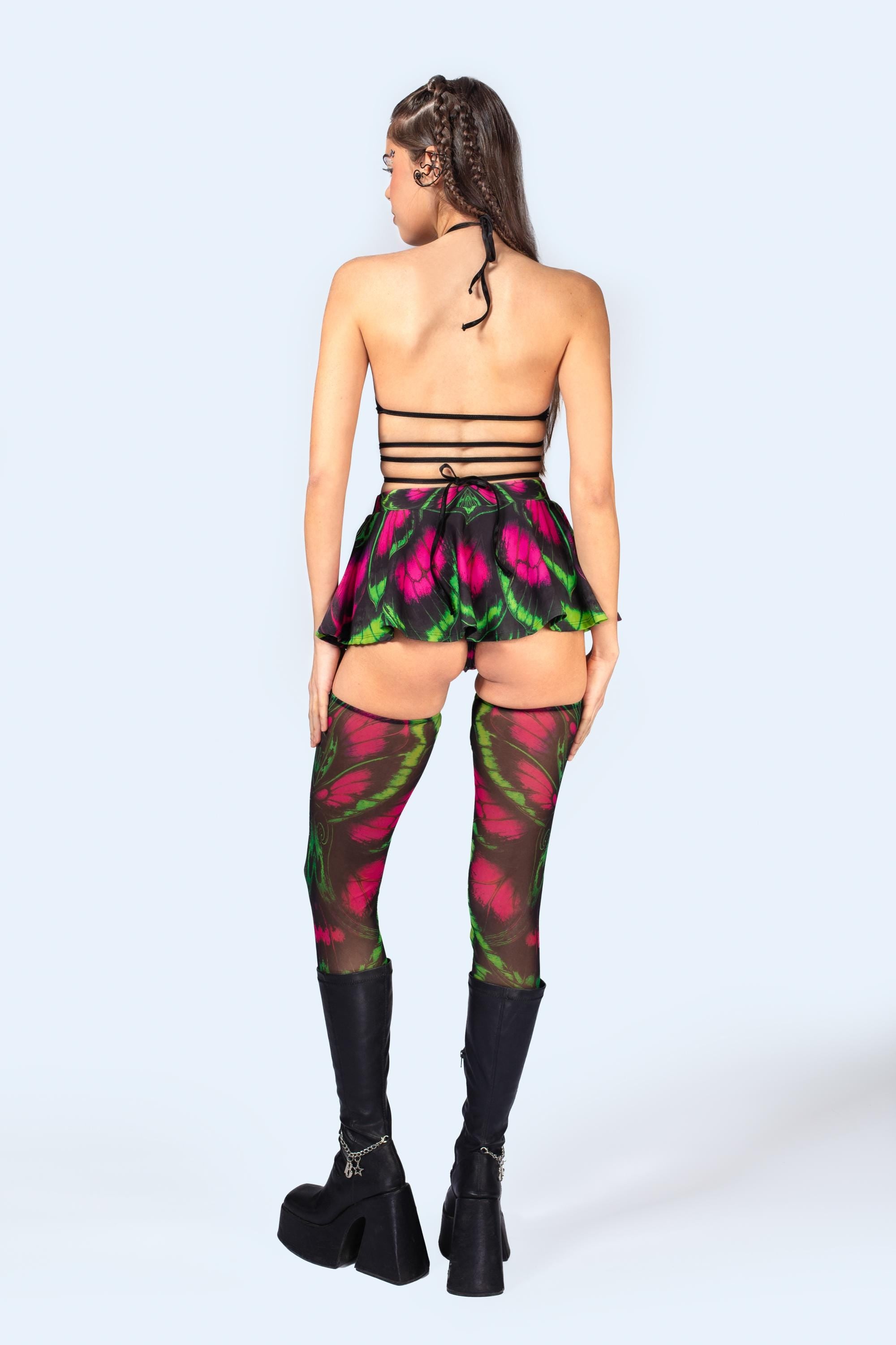 BADINKA Glow Up Wrapped Triangle Top Halter-neck