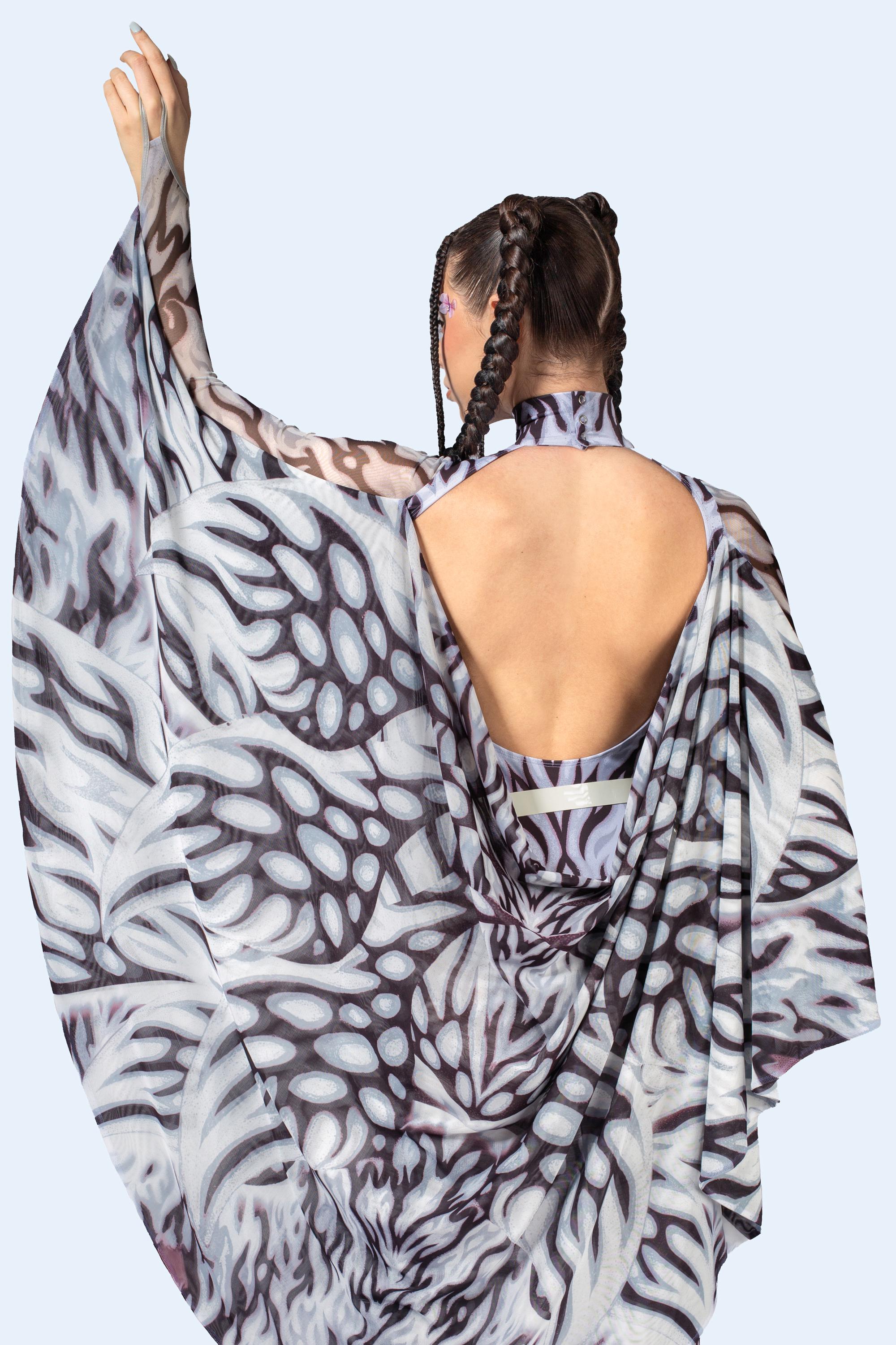BADINKA Loose Ends Keyhole Winged Catsuit White
