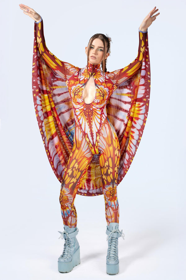 Pollinate Me Keyhole Winged Catsuit