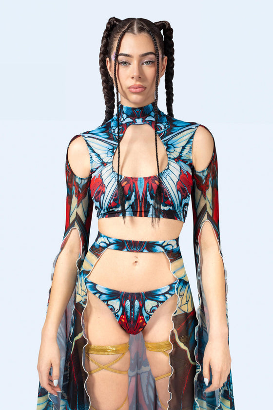 Rapid Morph Maxi Sleeve Top