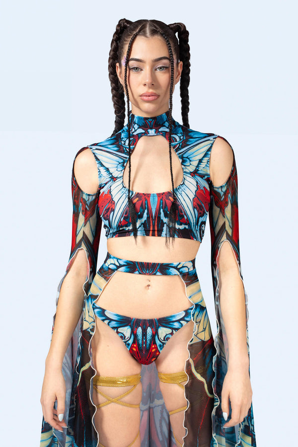 Rapid Morph Maxi Sleeve Top