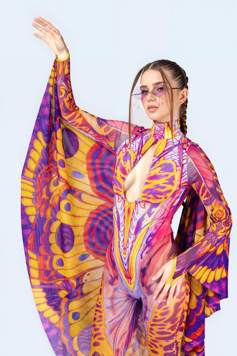 Rare Mutation Keyhole Winged Catsuit