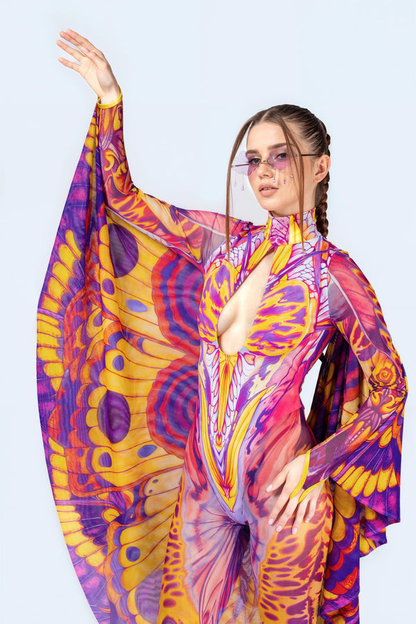 Rare Mutation Keyhole Winged Catsuit