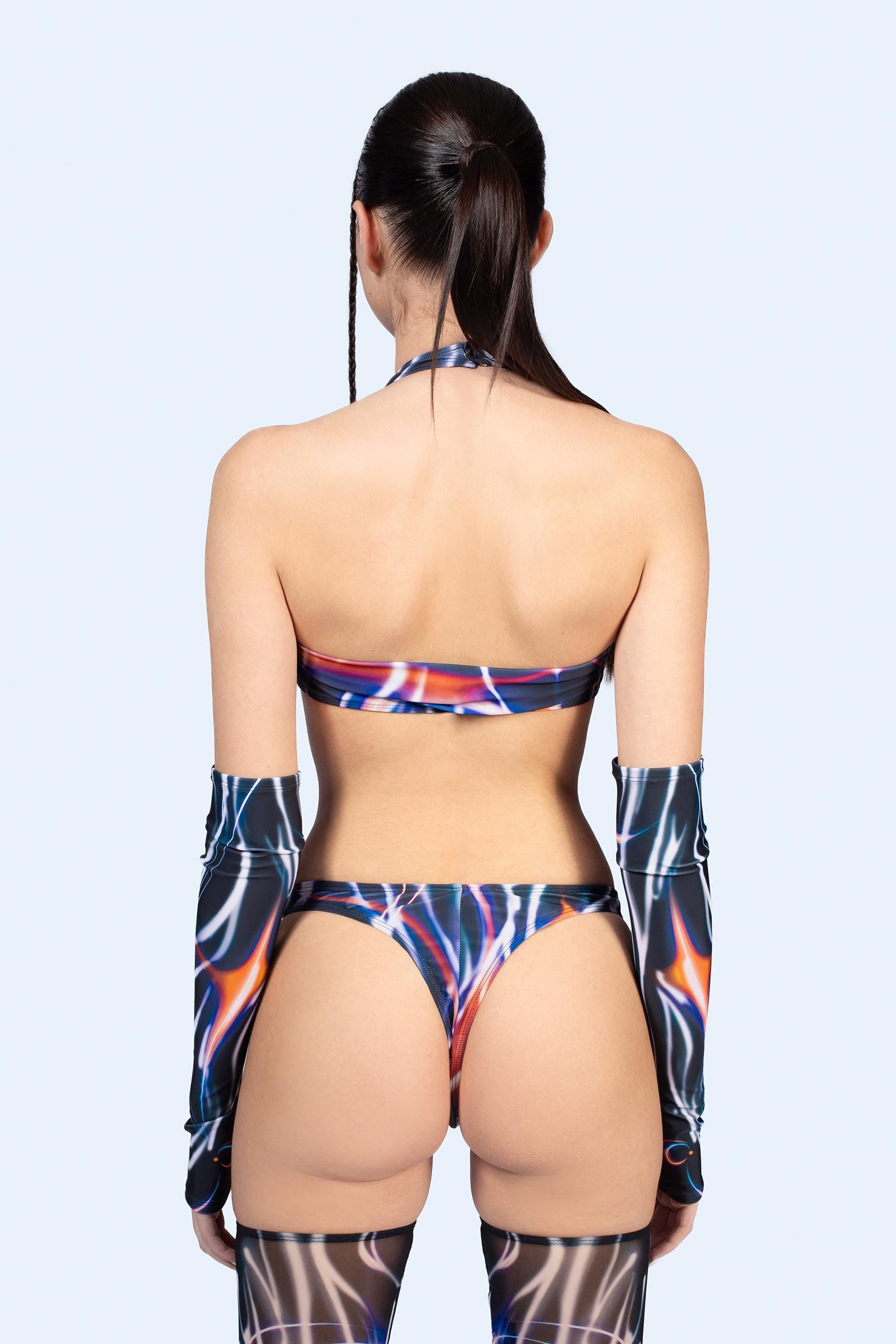 BADINKA Intercelestial Cutout Top Black