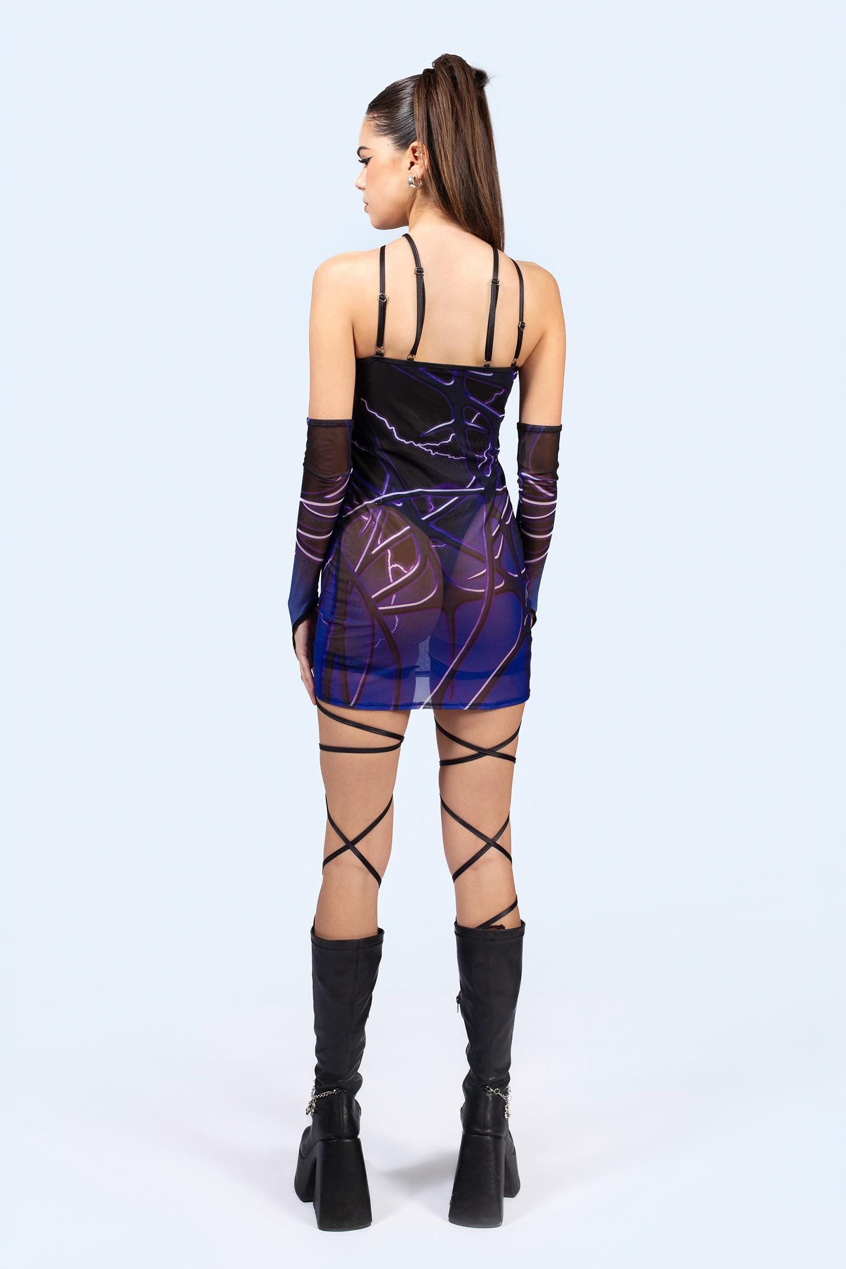 BADINKA Women Exceeding The Limit Criss Cross Dress